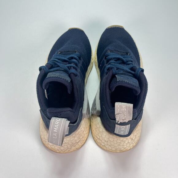 Adidas Originals NMD R2 Blue White Boost Running Shoes BY9316 Women's Size 5 - Picture 6 of 10